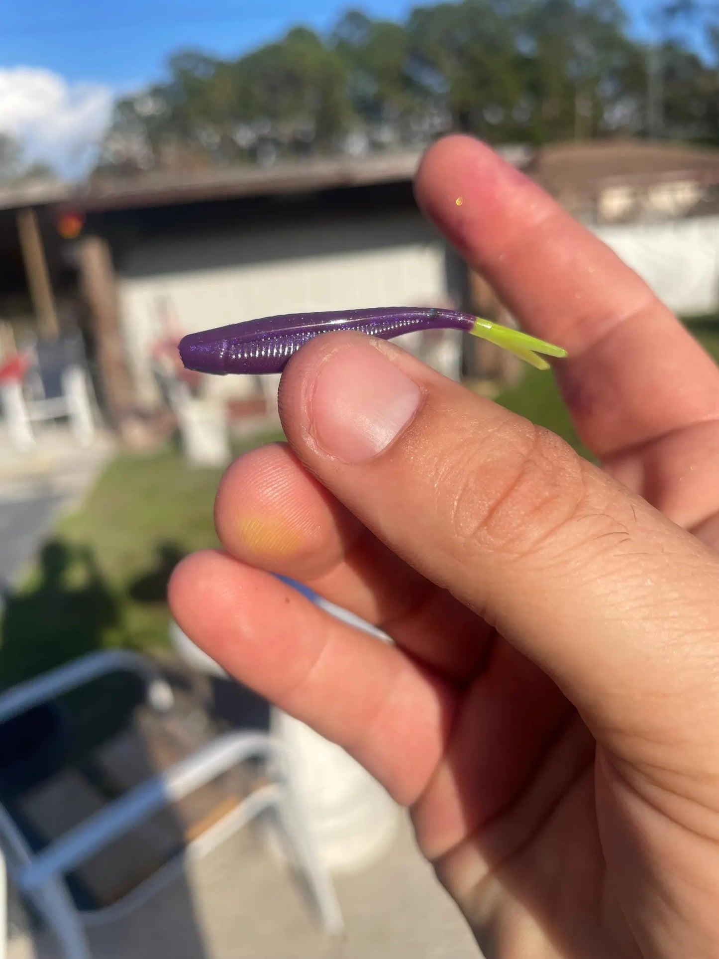 2" Tracer Shad-Electric Grape
