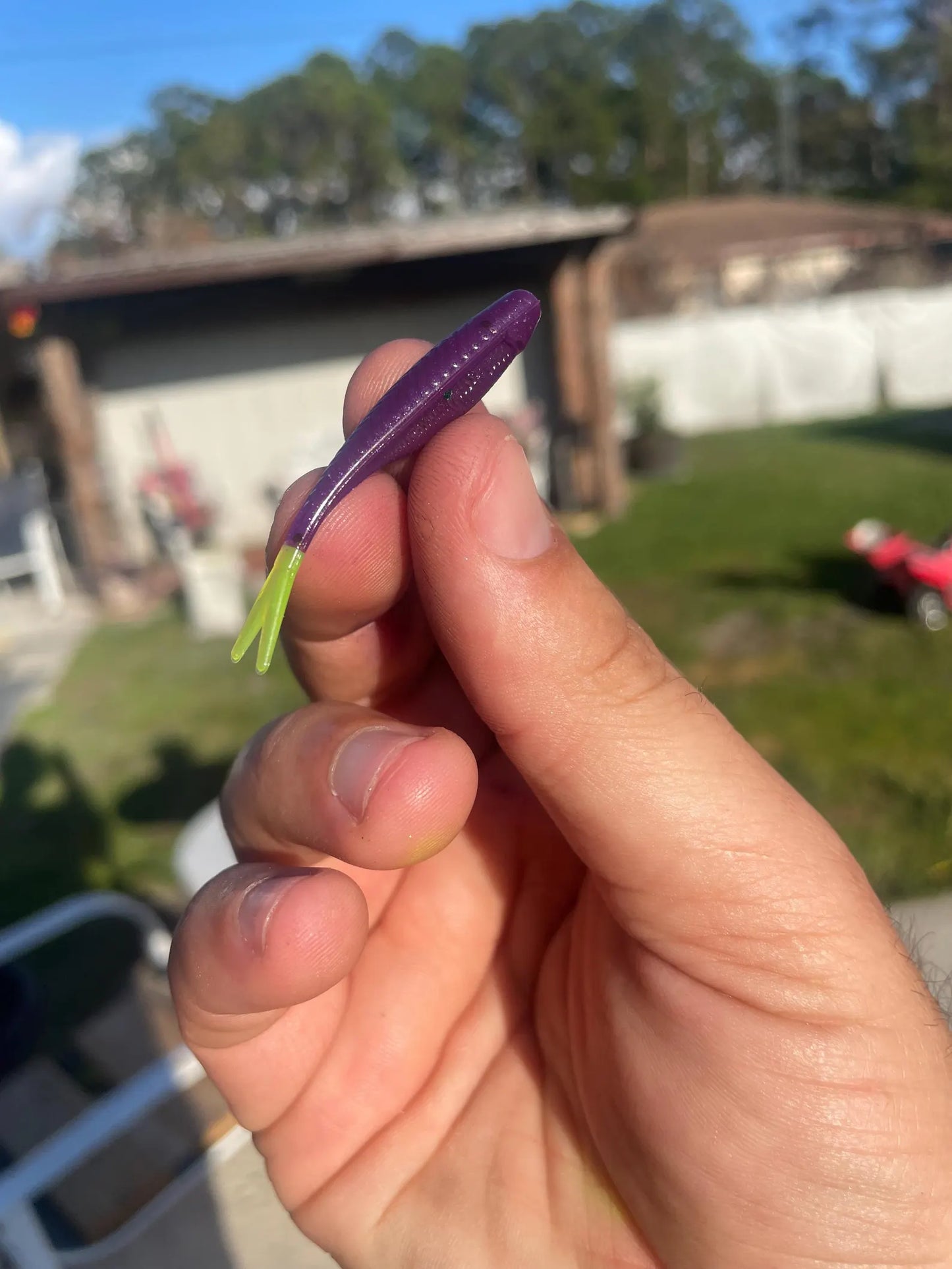 2" Tracer Shad-Electric Grape