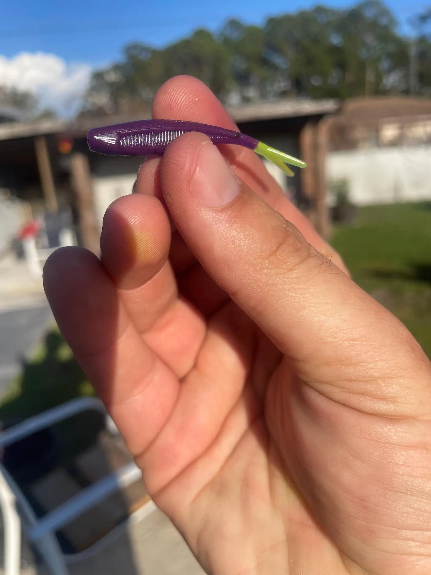 2" Tracer Shad-Electric Grape
