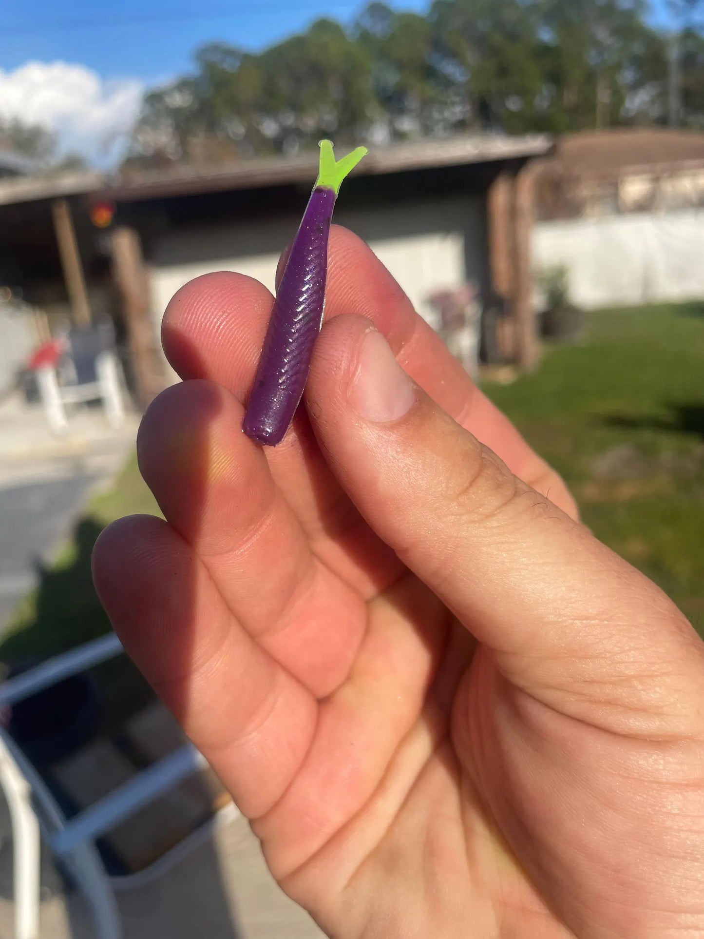 2" Tracer Shad-Electric Grape