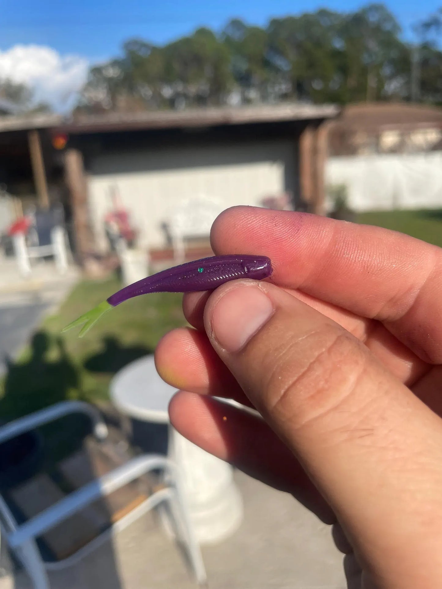 2" Tracer Shad-Electric Grape