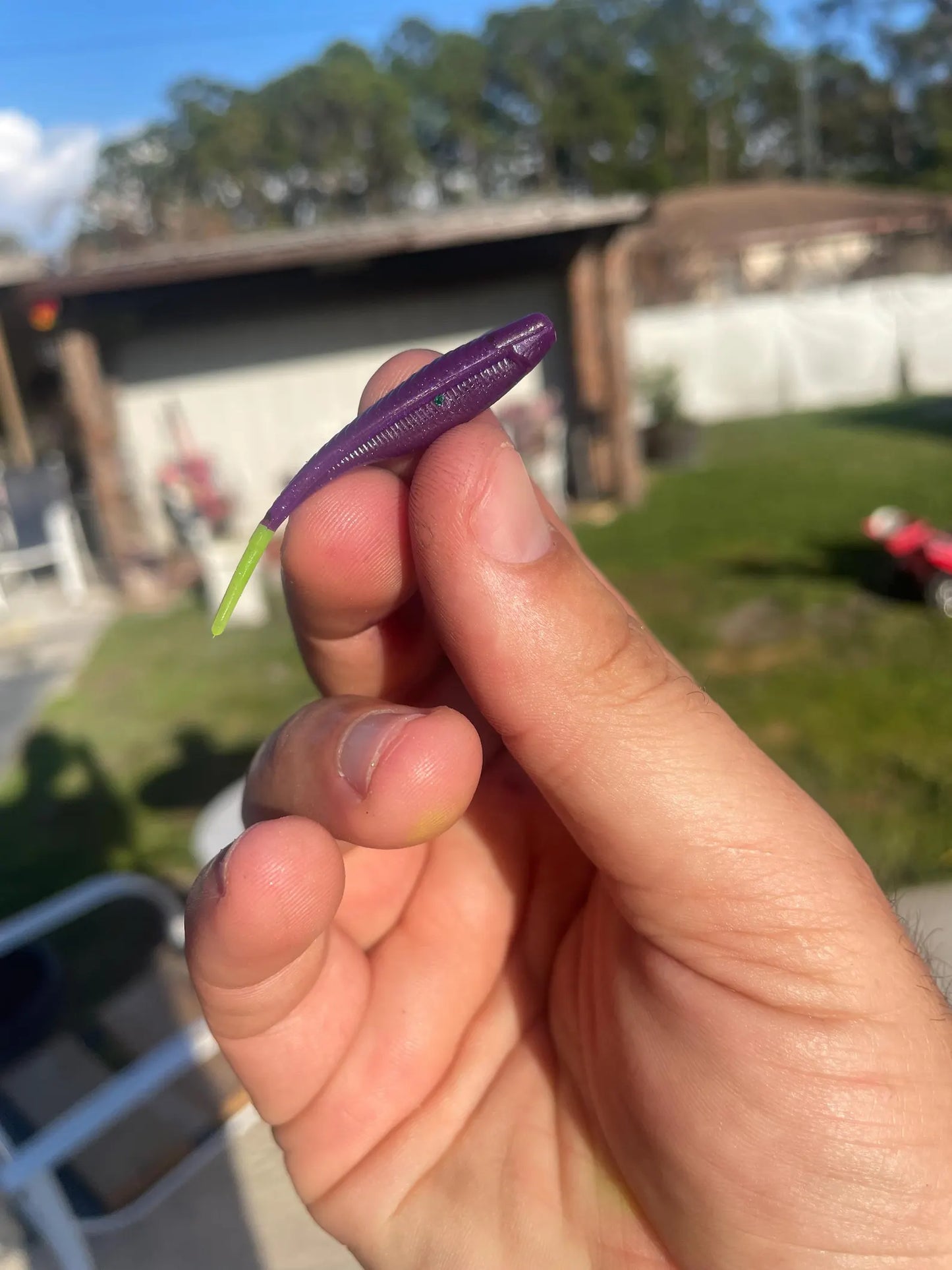 2" Tracer Shad-Electric Grape